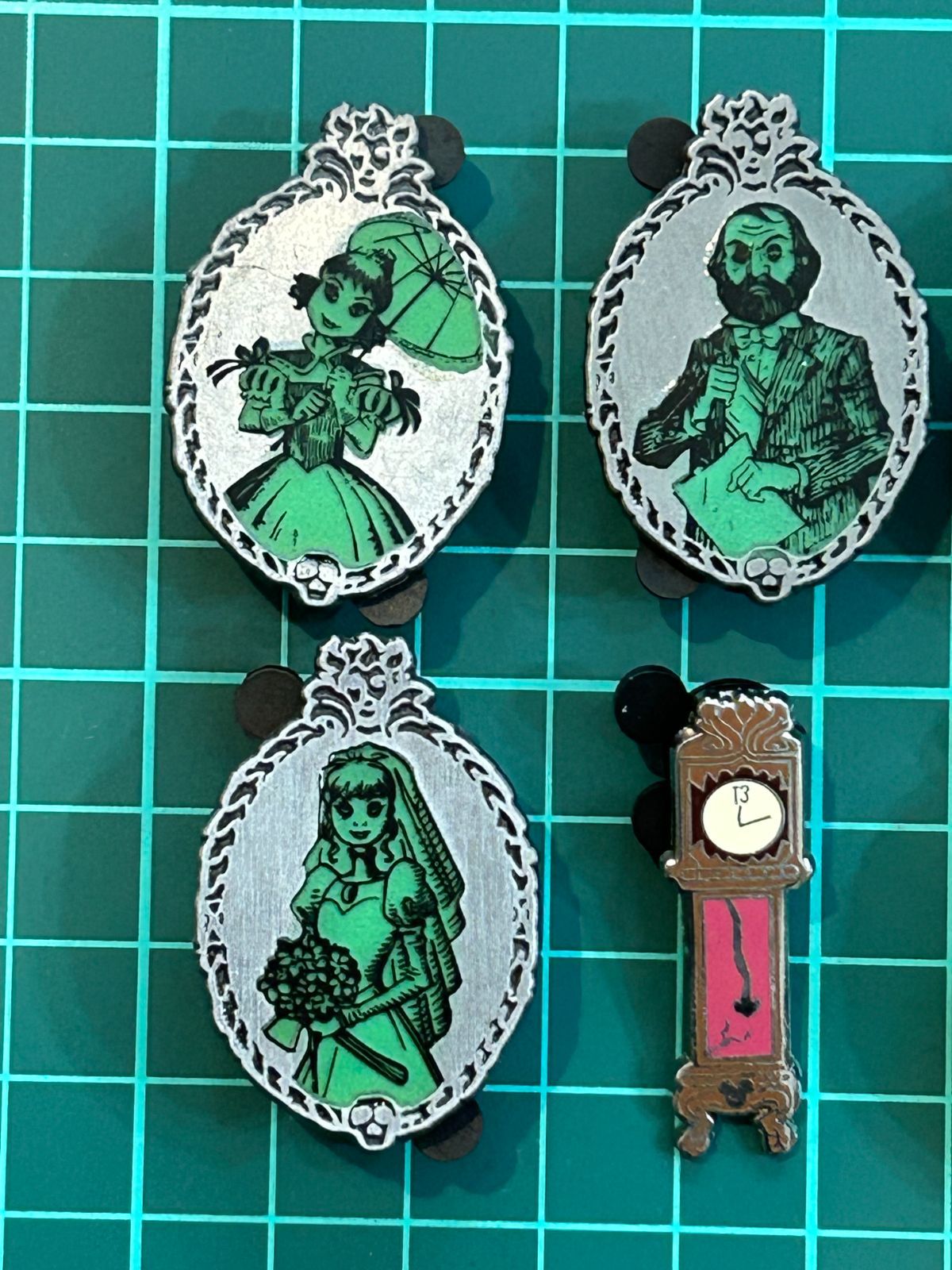 ホーンテッドマンション ピンバッジ ピントレ 本物 6点 まとめセット