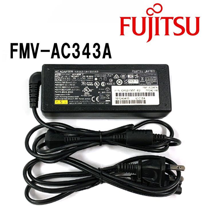 富士通 FUJITSU FMV-AC343A 19V 4.74A ACアダプタ FPCAC166 動作品 中古 純正品 匿名配送 - メルカリ