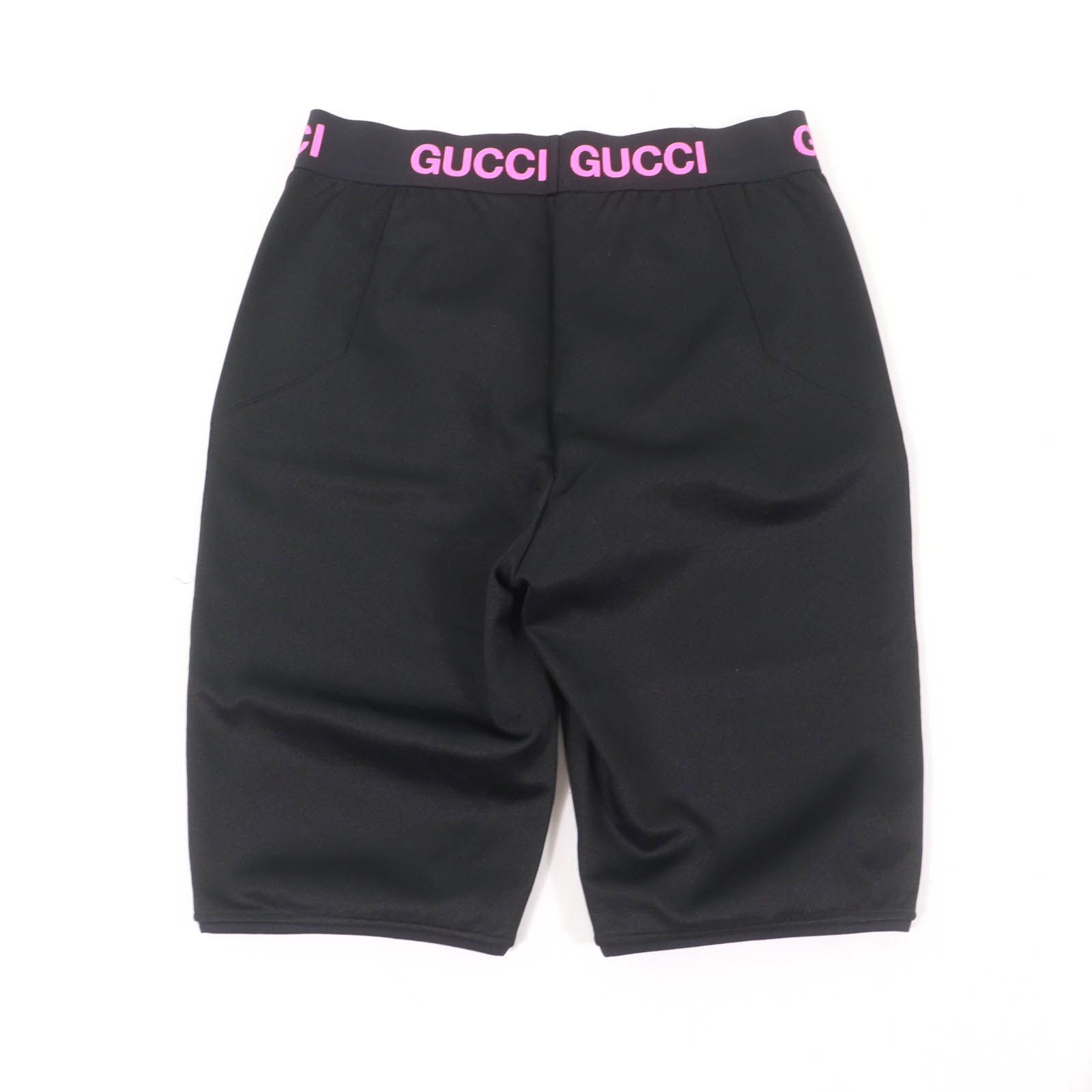 グッチ レギンス スパッツ GG 刺繍ロゴ XS ブラック GUCCI - 未使用品☆GUCCI グッチ 22SS 688421 ロゴデザイン