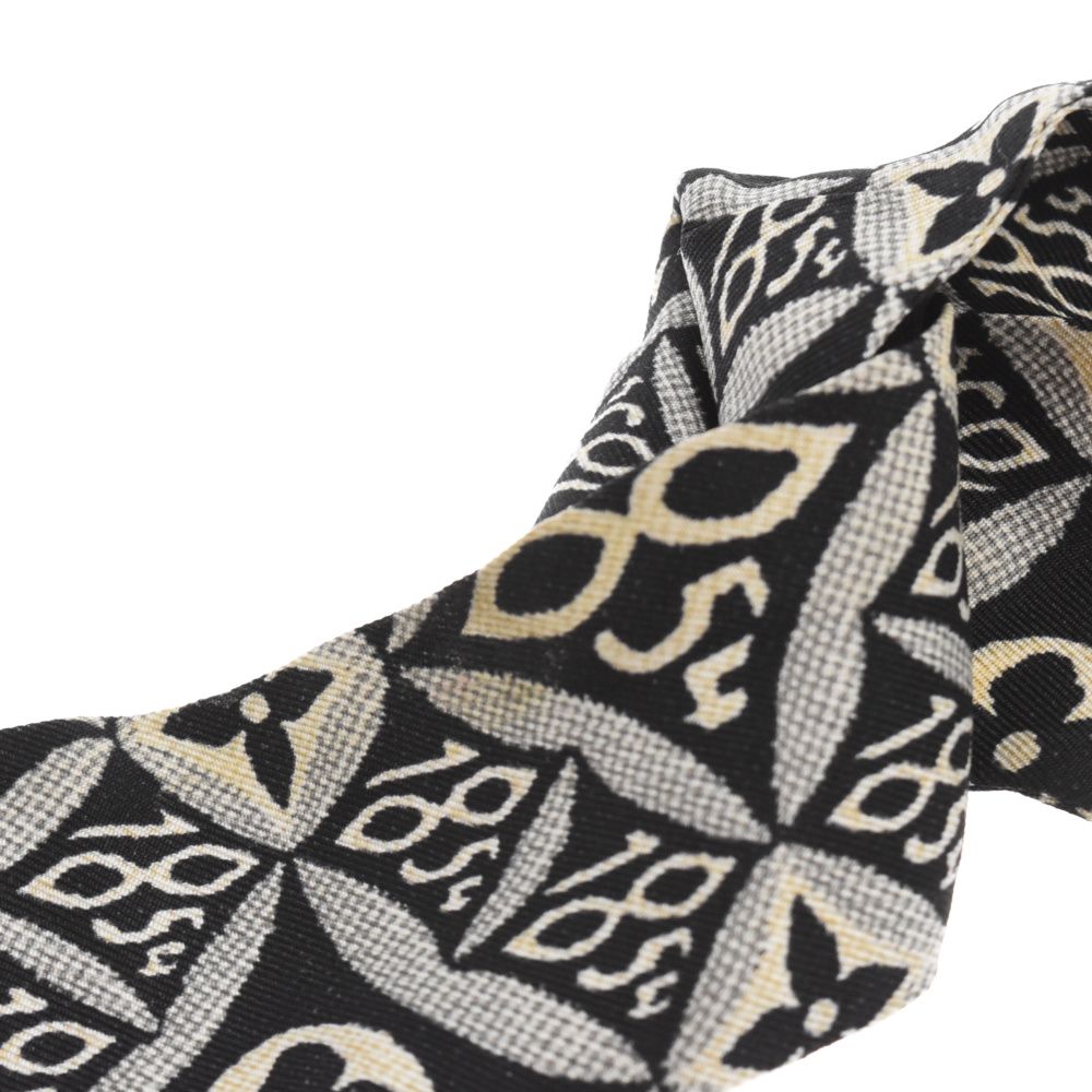 LOUIS VUITTON (ルイヴィトン) バンドー SINCE 1854 LVロゴ シルク