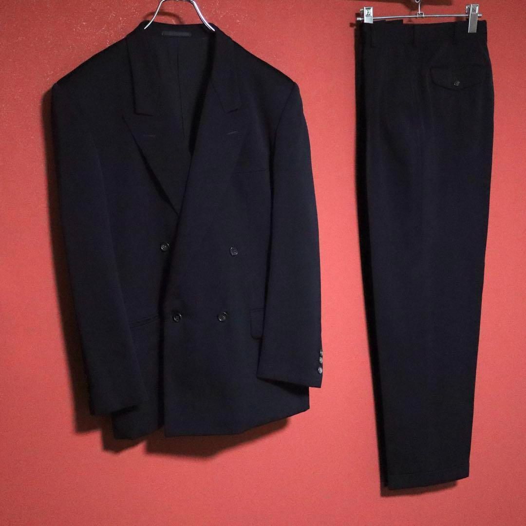 AD1992 田中 コムデギャルソン オム ダブルセットアップ スーツ 90s 希少】COMME des GARCONS 90s 田中オム ダブルセットアップ