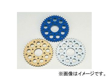 2輪 CF POSH ジュラルミンリアスプロケット 223282-43 カラー：ゴールド チェーンサイズ：#420 歯数：43T ホンダ NSR50/80