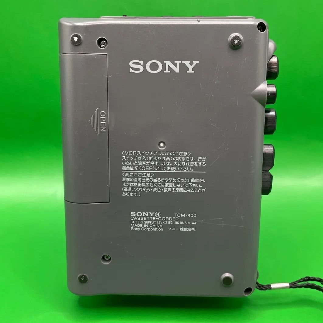 SONY カセットテープレコーダー 【TCM-400】 - メルカリ