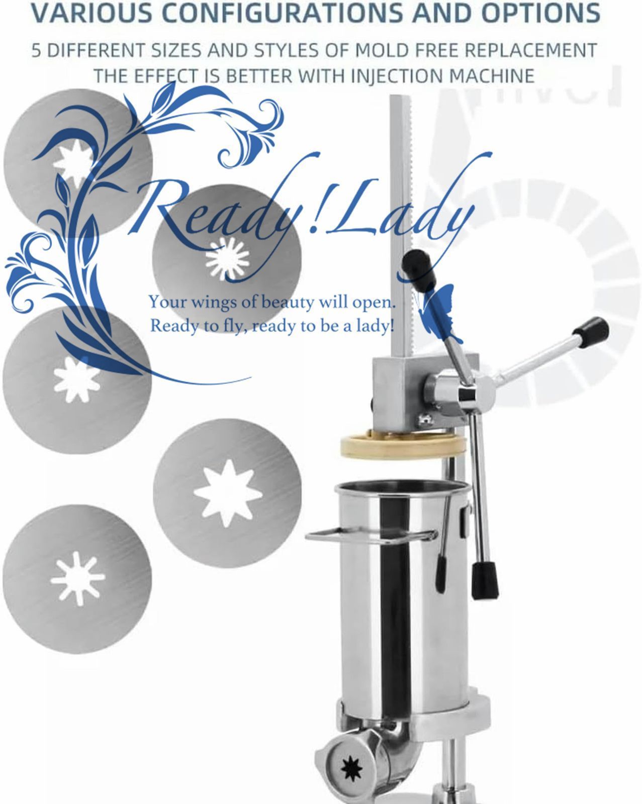 業務用チュロスマシン ステンレススチール製チュロスメーカー 5つの