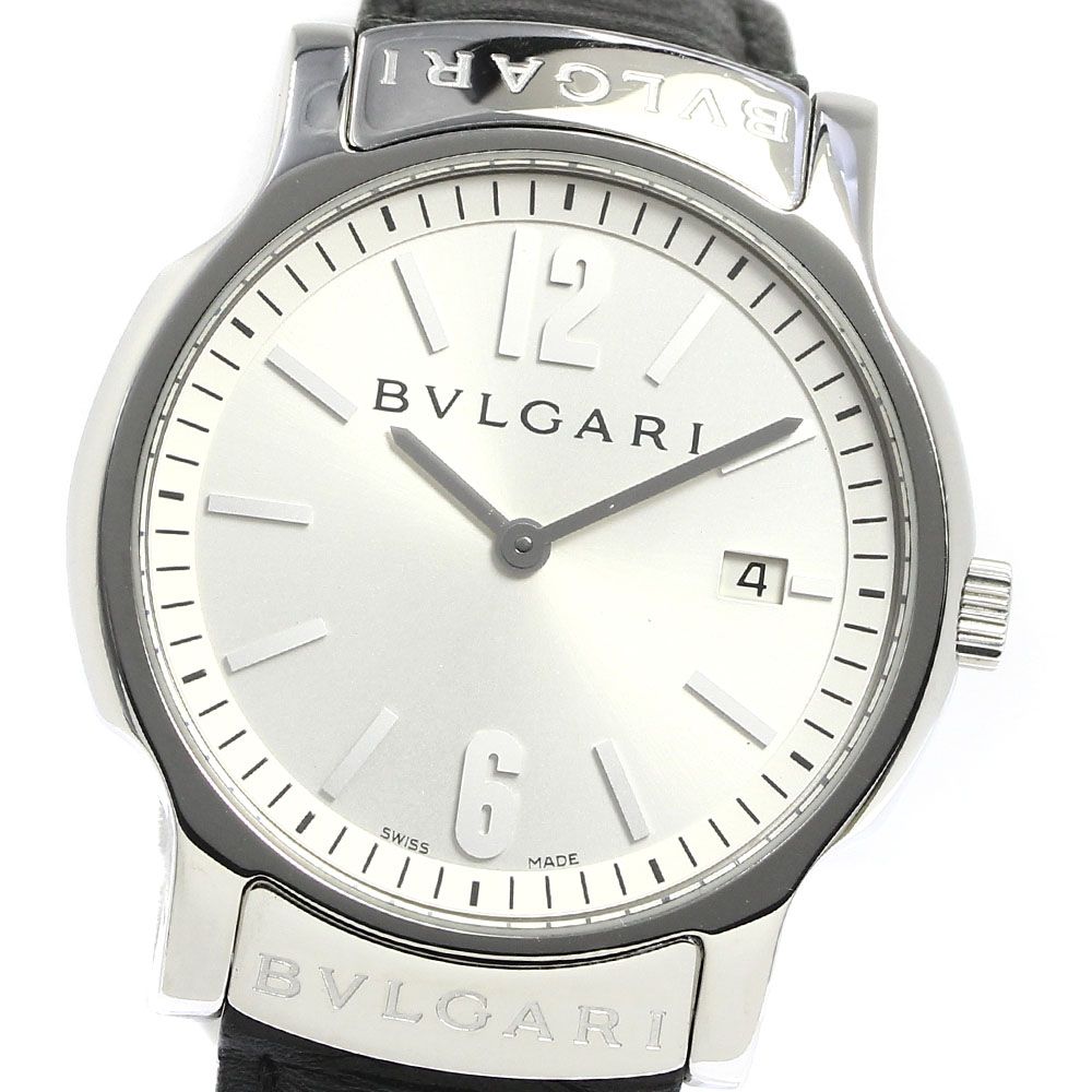 ブルガリ BVLGARI ST35S ソロテンポ デイト クォーツ メンズ - 腕時計