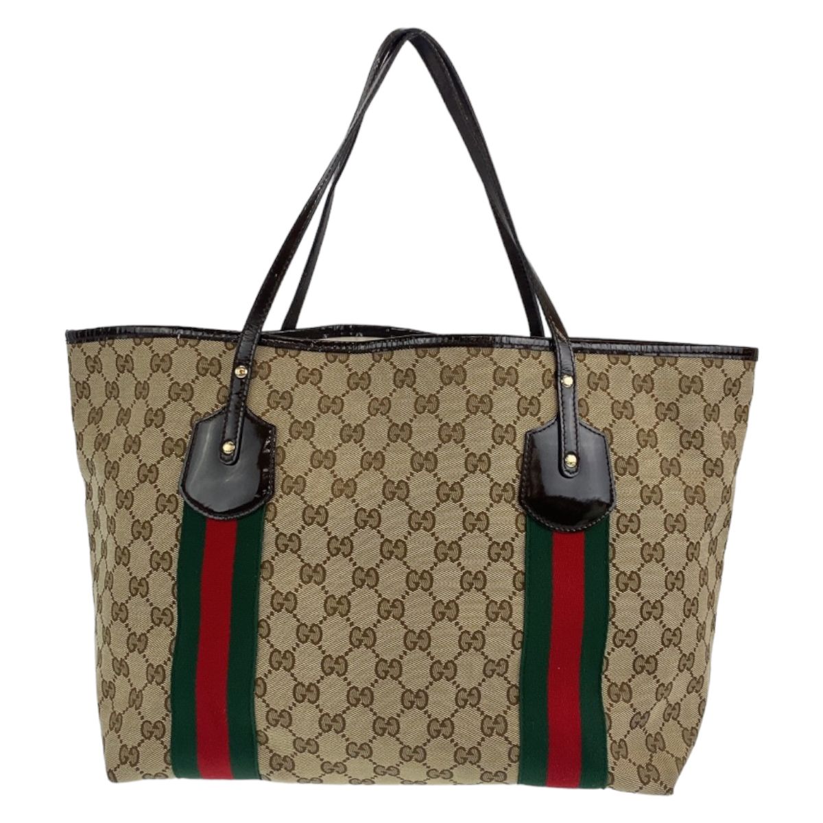 GUCCI グッチ シェリーライン ジョリー ブラウン 茶色 GGキャンバス 