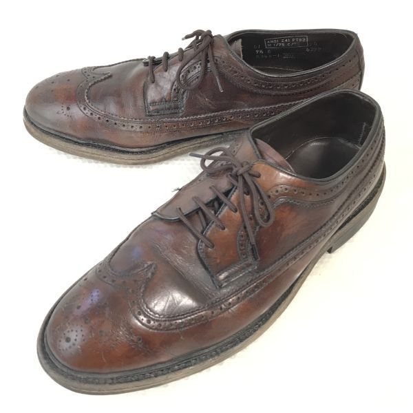 試着交換OK！80s/ビンテージ/ANSI Z41 PT83☆本革/スチールトゥ  