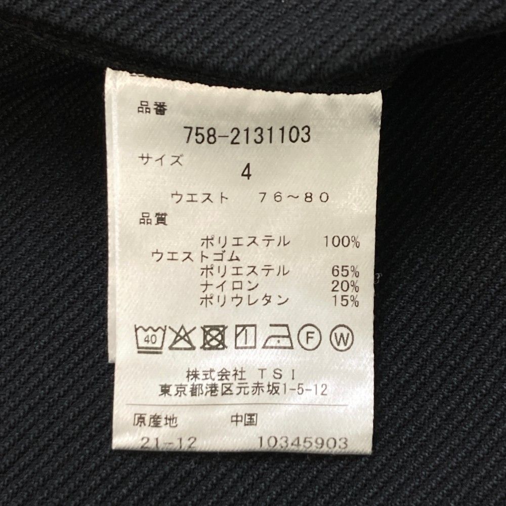 マスターバニーエディジョン　テックロングパンツ　サイズ4　ブラック　美品　ゴルフ マスターバニーエディジョン テックロングパンツ サイズ4 ブラック 美