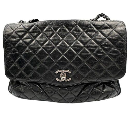 CHANEL シャネル シルバーチェーン ショルダーバッグ マトラッセ