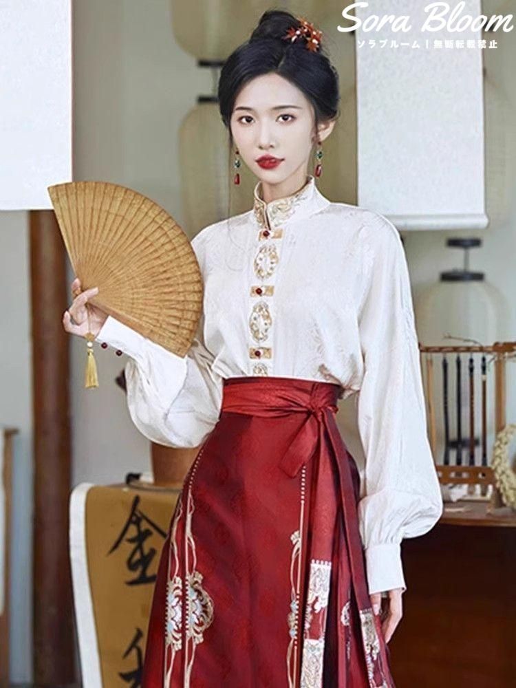 漢服 コスプレ ワンピース 唐装 仙女服 中華風 コスプレ衣装 刺繍 可愛 民族風 制服 女装 舞台衣装 キャラクター衣装 学園祭 文化祭 雰囲気 お呼ばれ イベント 大人 舞台 新年会 HF-030