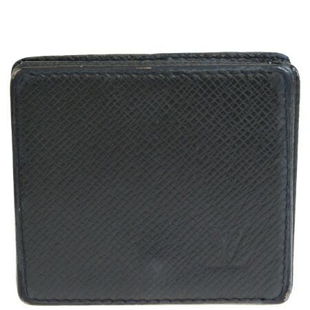 【中古】 ルイヴィトン LOUIS VUITTON ポルトモネ ボワット コインケース 小銭入れ 財布 タイガ アルドワーズ ブラック M30382 03HE018