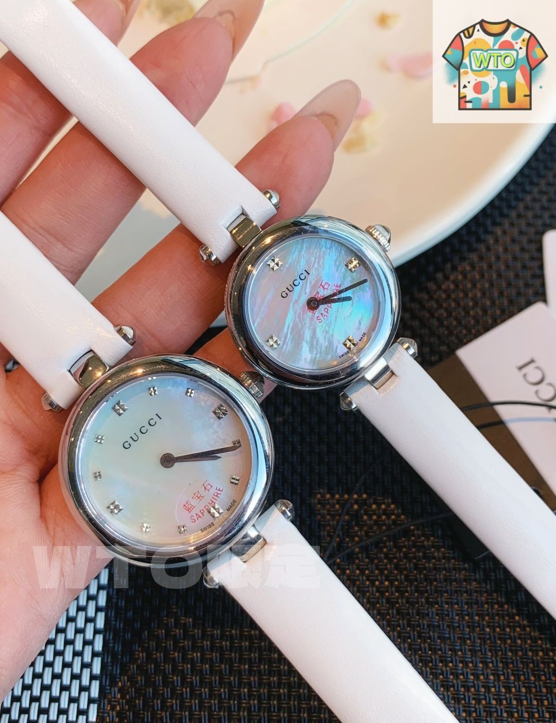 GUCCI ゴールドトーン マザーオブパール 時計 GUCCI グッチ レディース腕時計 27mm｜マザーオブパール×スイス