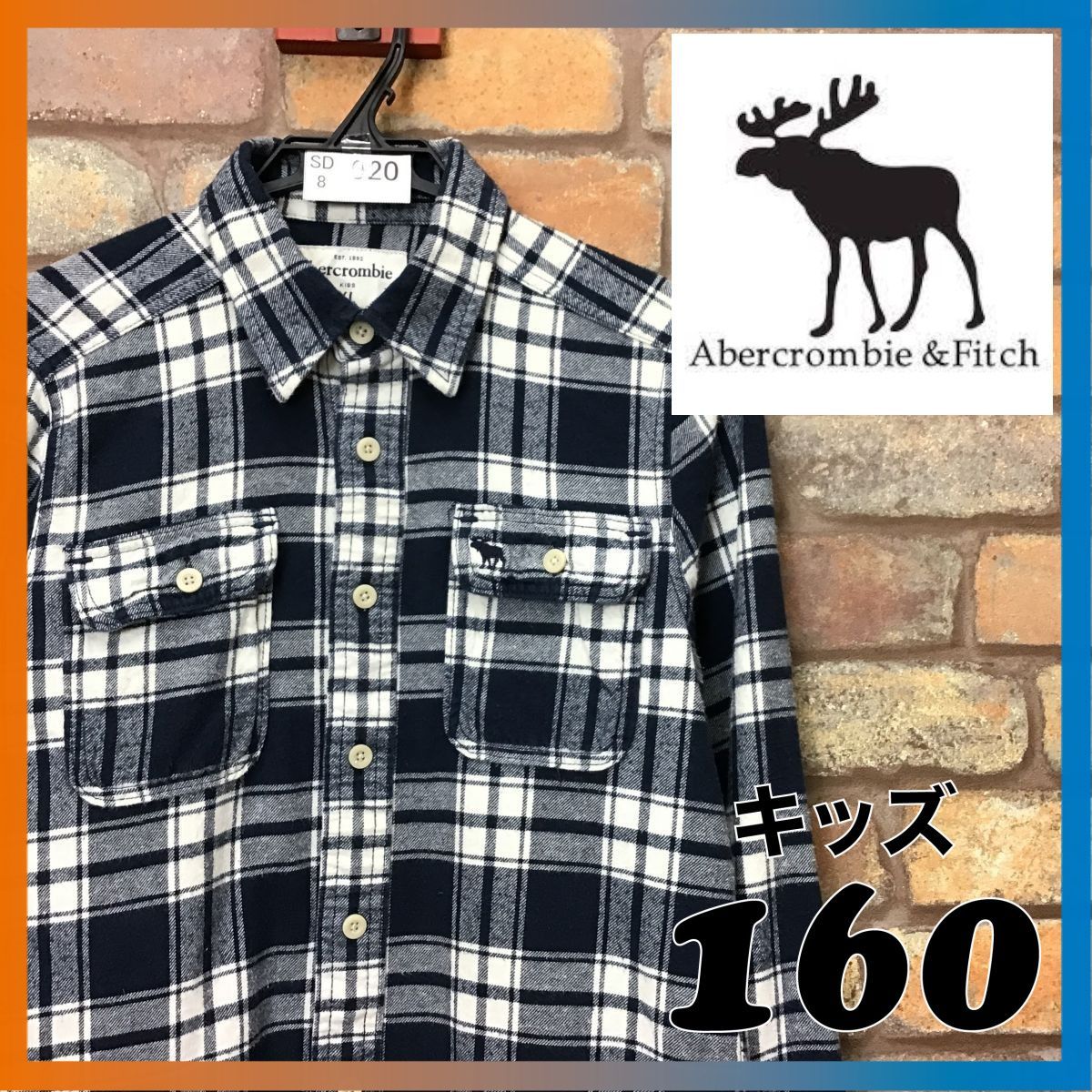 Abercrombie Fitch アバクロ チェック ネルシャツ Sサイズ