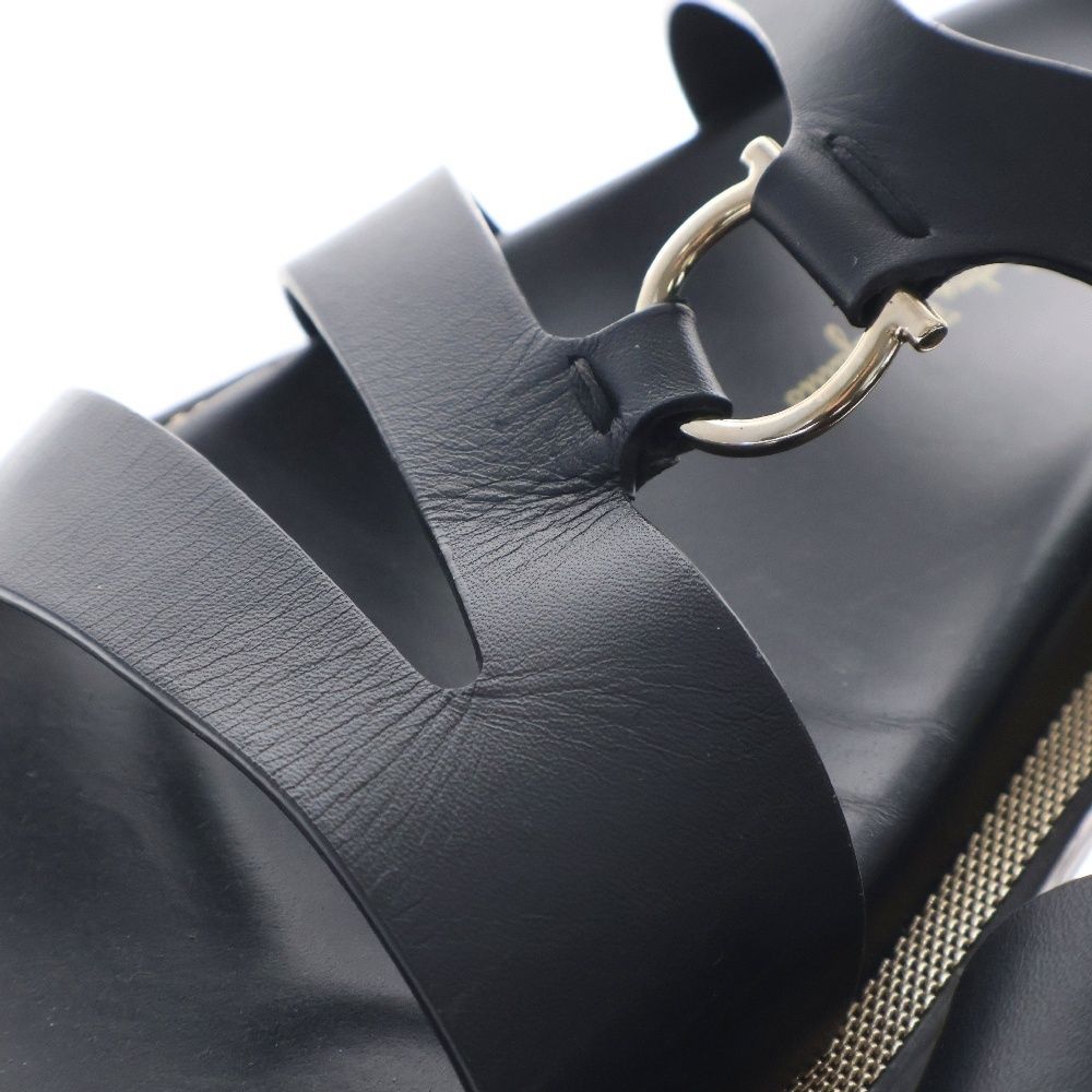 フェラガモ メンズ サンダル MIKELA NERO 0759952 Salvatore Ferragamo (サルヴァトーレ フェラガモ) 23SS MIKELA