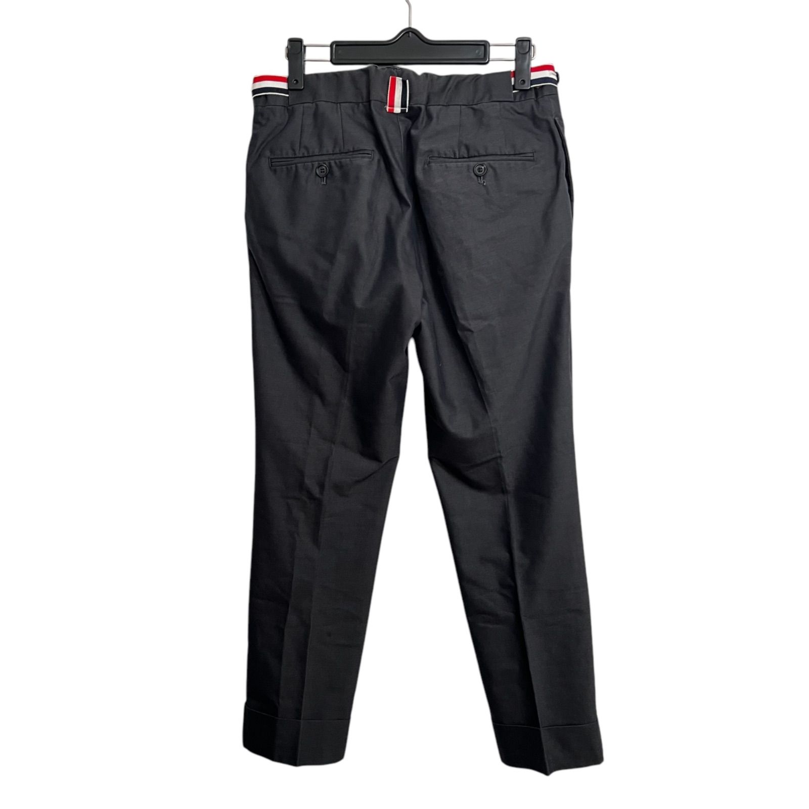 THOM BROWNE トムブラウン ボタンフライ スラックス パンツ THOM BROWNE スラックス メンズ