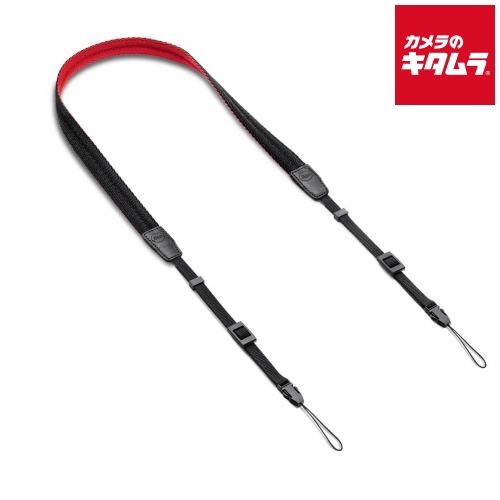 ライカ ゾフォート用 キャリングストラップ ブラック×レッド