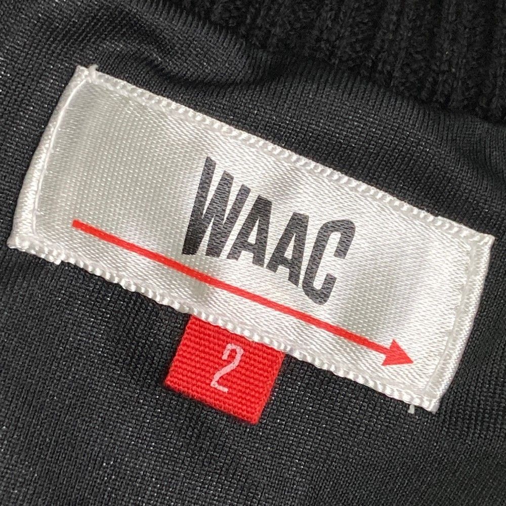 サイズ：2 WAAC ワック 裏地付 ジップベスト ブラック系