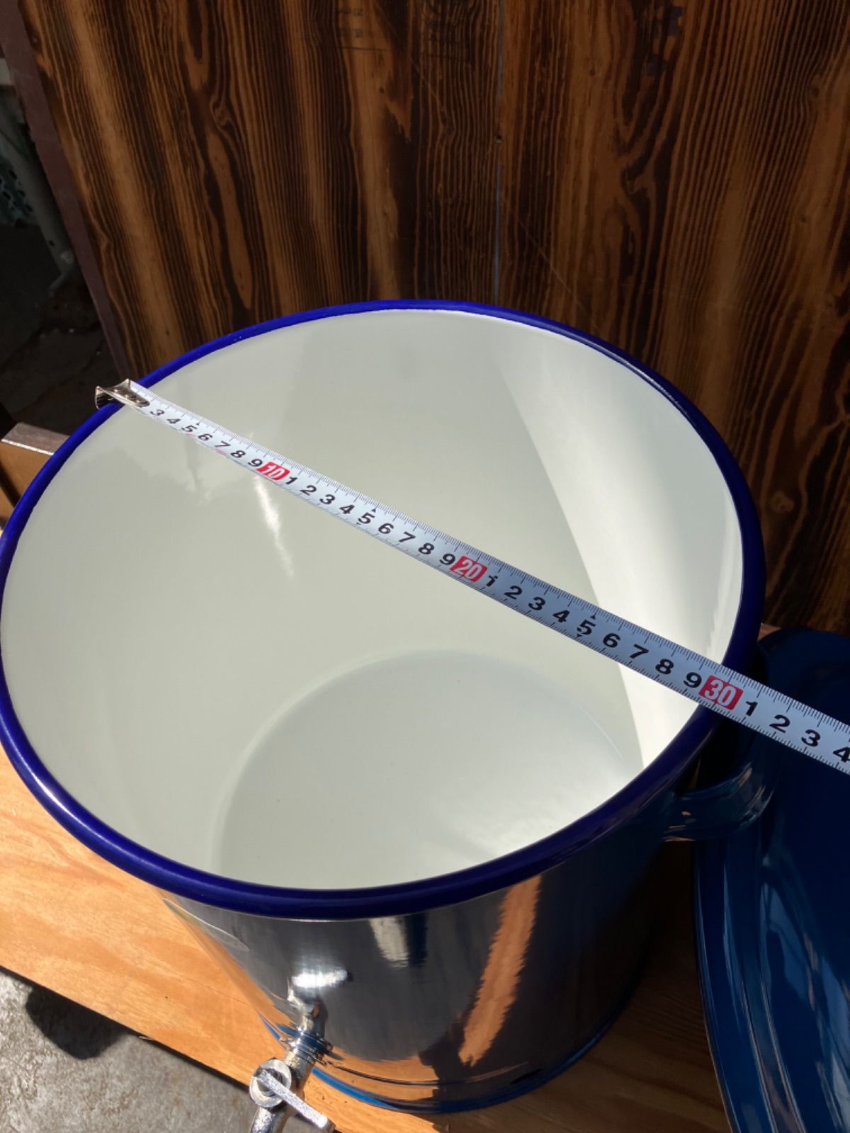 ホーロー冷水タンク19L 昭和レトロ - メルカリ
