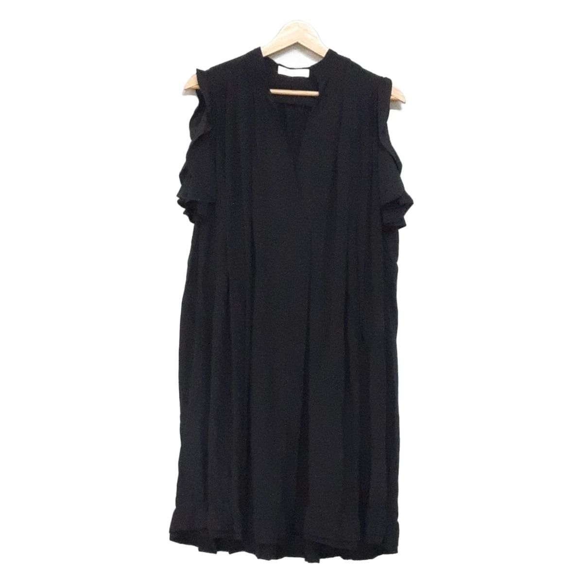 Chloe クロエ ワンピース サイズ34 S レディース - ダークネイビー 開襟 半袖 ロング シルク