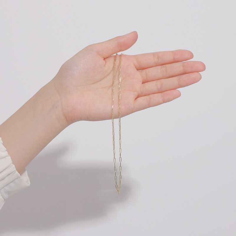 ペーパークリップチェーンネックレス 40