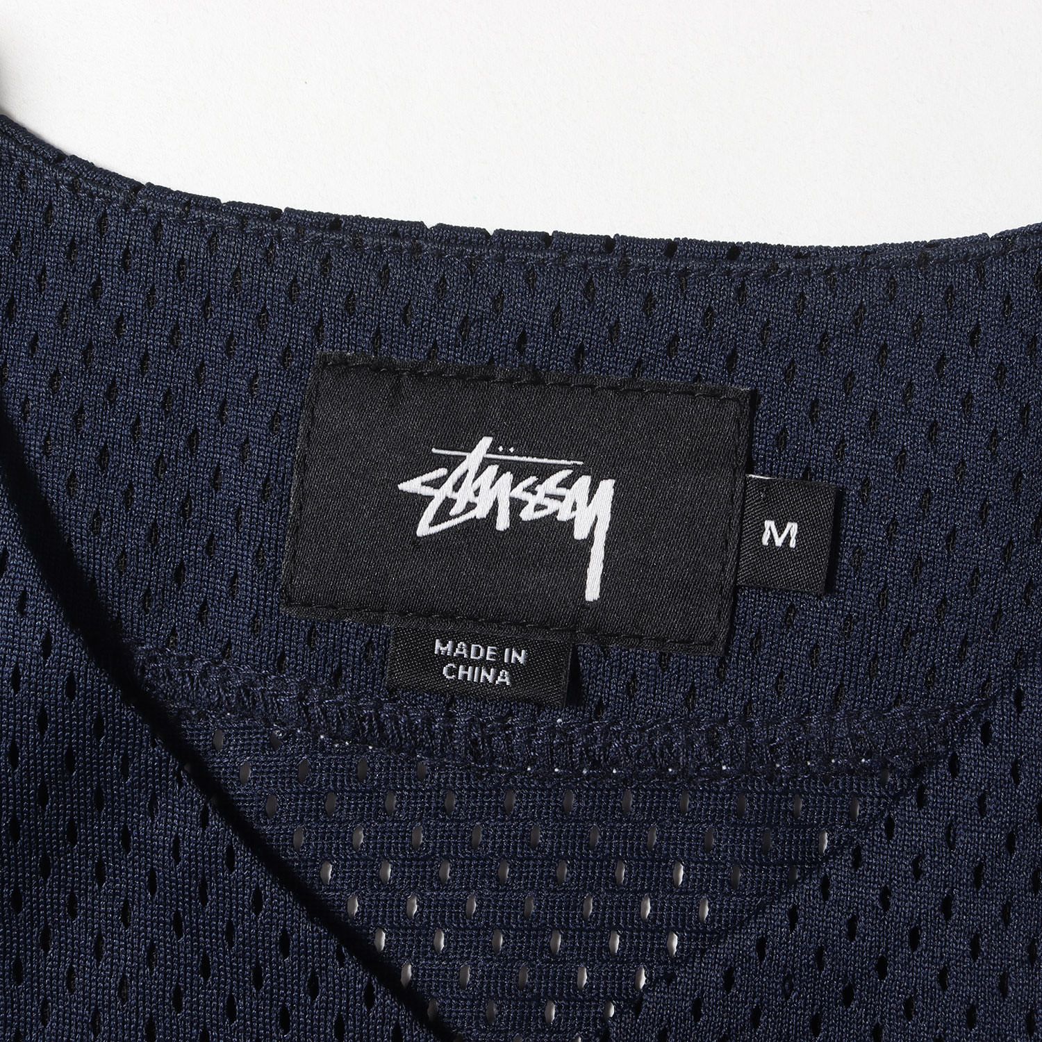 STUSSY ステューシー シャツ サイズ:M アーチロゴ メッシュ