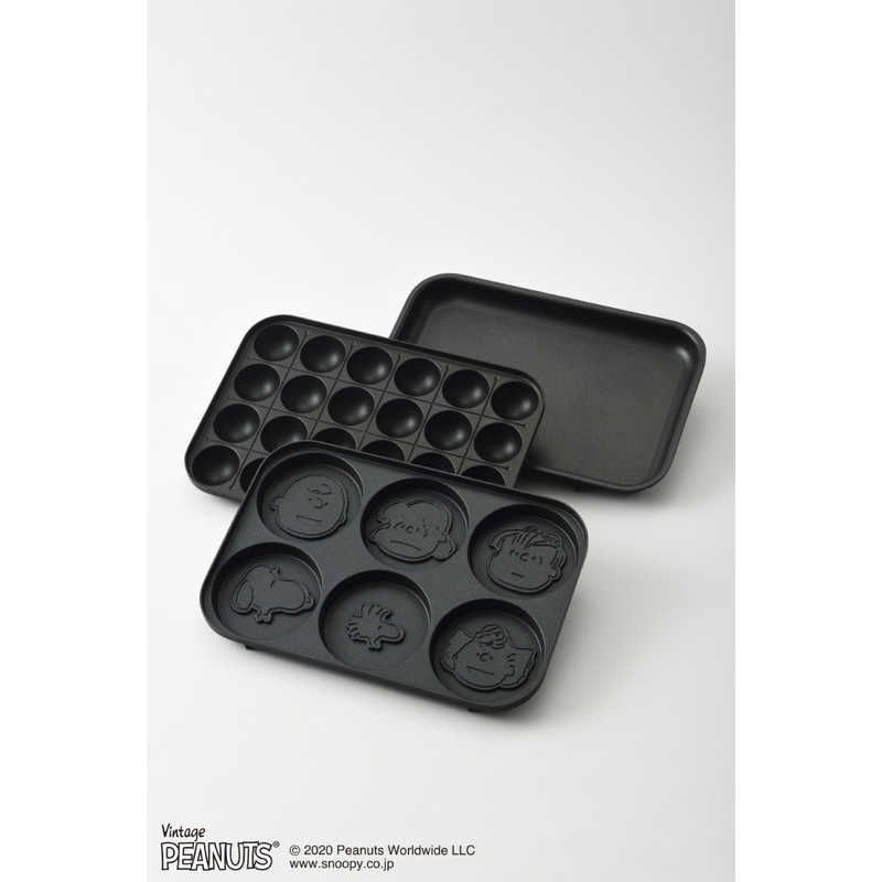 BRUNO ブルーノ PEANUTS コンパクトホットプレート 平面 たこ焼き ミニパンケーキ プレート エクリュ BOE 070-ECRU 静音設計 国内対応