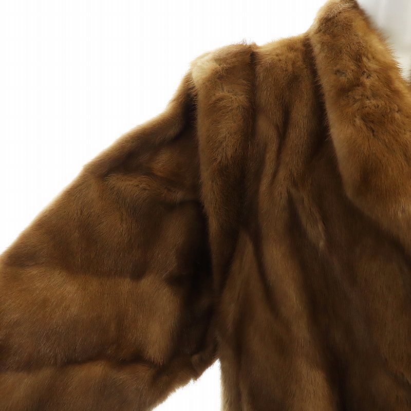 美品 SAGAMINK サガミンク 毛皮 コート ダークブラウン 金タグ 楽天市場】極美品▽SAGA MINK サガミンク 本毛皮コート ブラウン 毛質