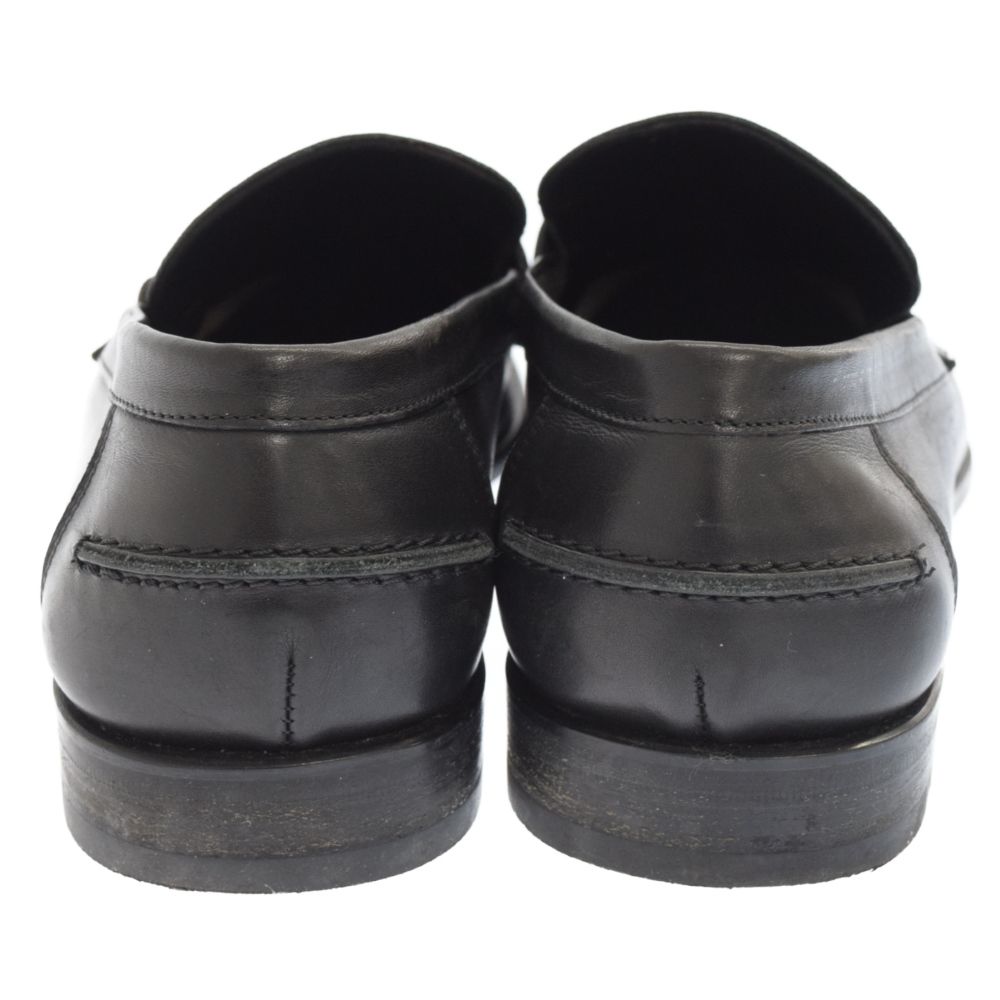 Salvatore Ferragamo 黒 レザー ローファー Ferragamo ブラックレザー ローファー