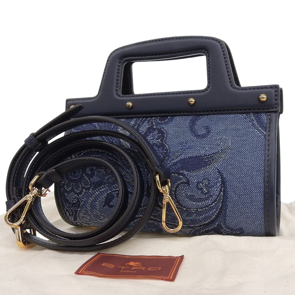 超美品 エトロ ETRO 2024年商品 ペイズリー ジャガードキャンバス