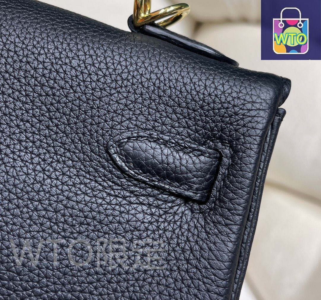 ブラックレザーハンドバッグです 鍵付きkelly style エルメス kelly 黒の女性用ハンドバッグ｜本日限定WTO｜新品未
