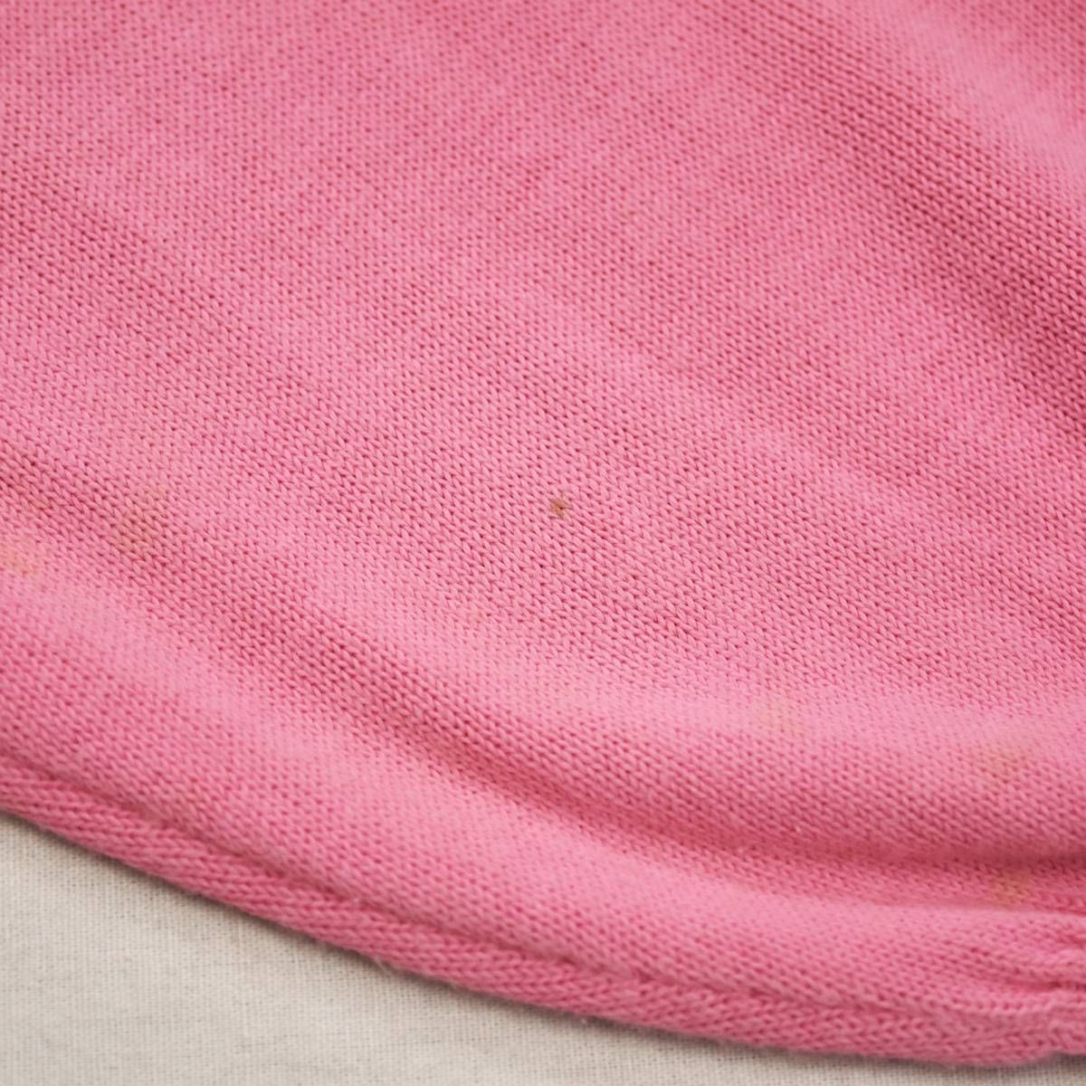 80s90sヴィンテージ クリスチャンディオール Christian Dior CD刺繍ロゴ ニット カーディガン セーター トップス 羽織り M ピンク レディース ♪ 希少】 80s90sヴィンテージ クリスチャンディオール Christian