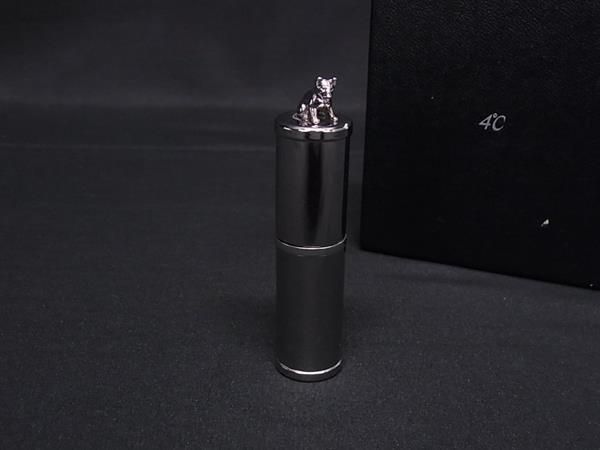 ■美品■ 4℃ ヨンドシー 犬 ドッグ アドマイザー 香水ケース フレグランスケース レディース シルバー系 DI4990