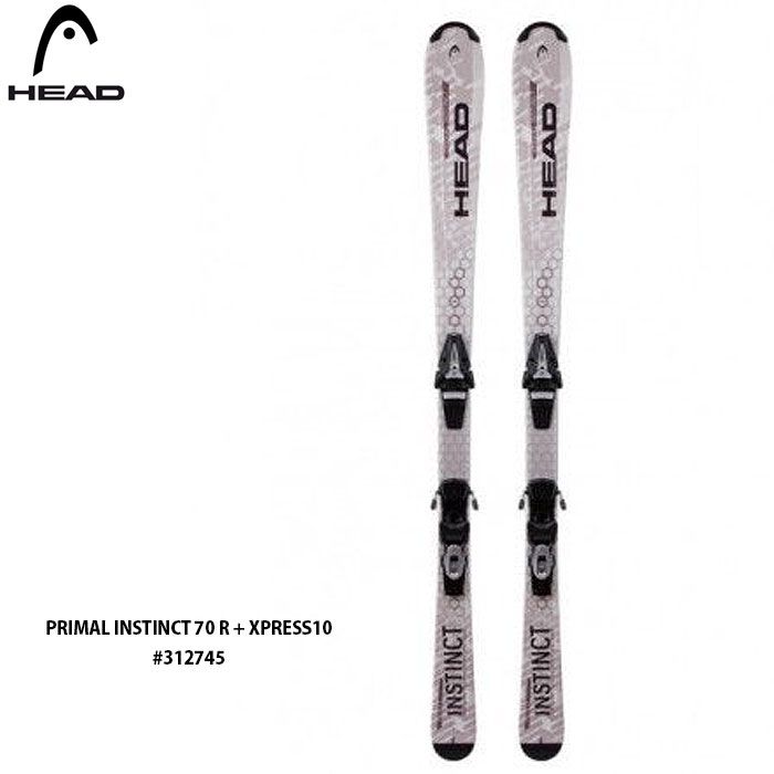 スキー板 スキーセット メンズ ユニセックス ヘッド 15-16 HEAD PRIMAL INSTINCT 70 R + XPRESS10 177cm  金具付き ビンディング付 アウトレット - メルカリ