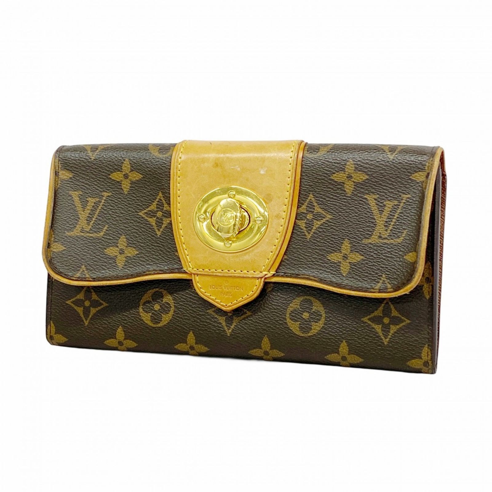 ルイ ヴィトン Louis Vuitton ルイ ヴィトン 長財布 モノグラム ポルトフォイユボエシ M63220 ブラウンレディース