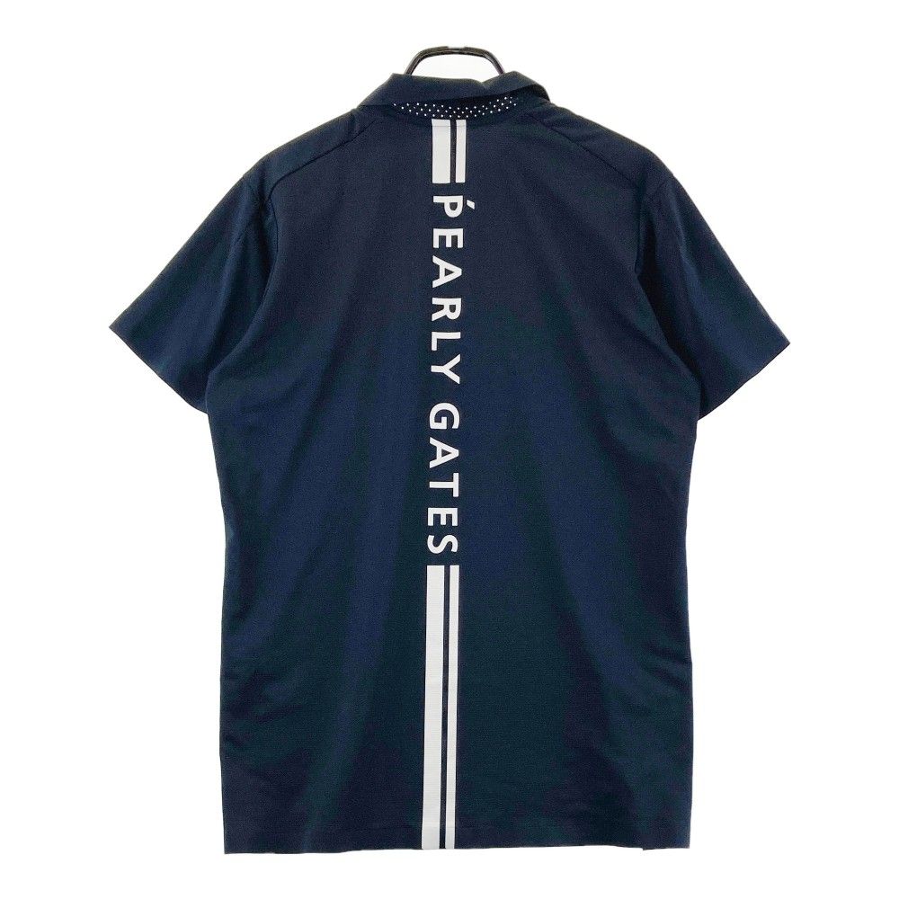 PEARLY GATES ポロシャツ ネイビー 4 中古 メンズ パーリーゲイツ PEARLY GATES 半袖ポロシャツ 4(M