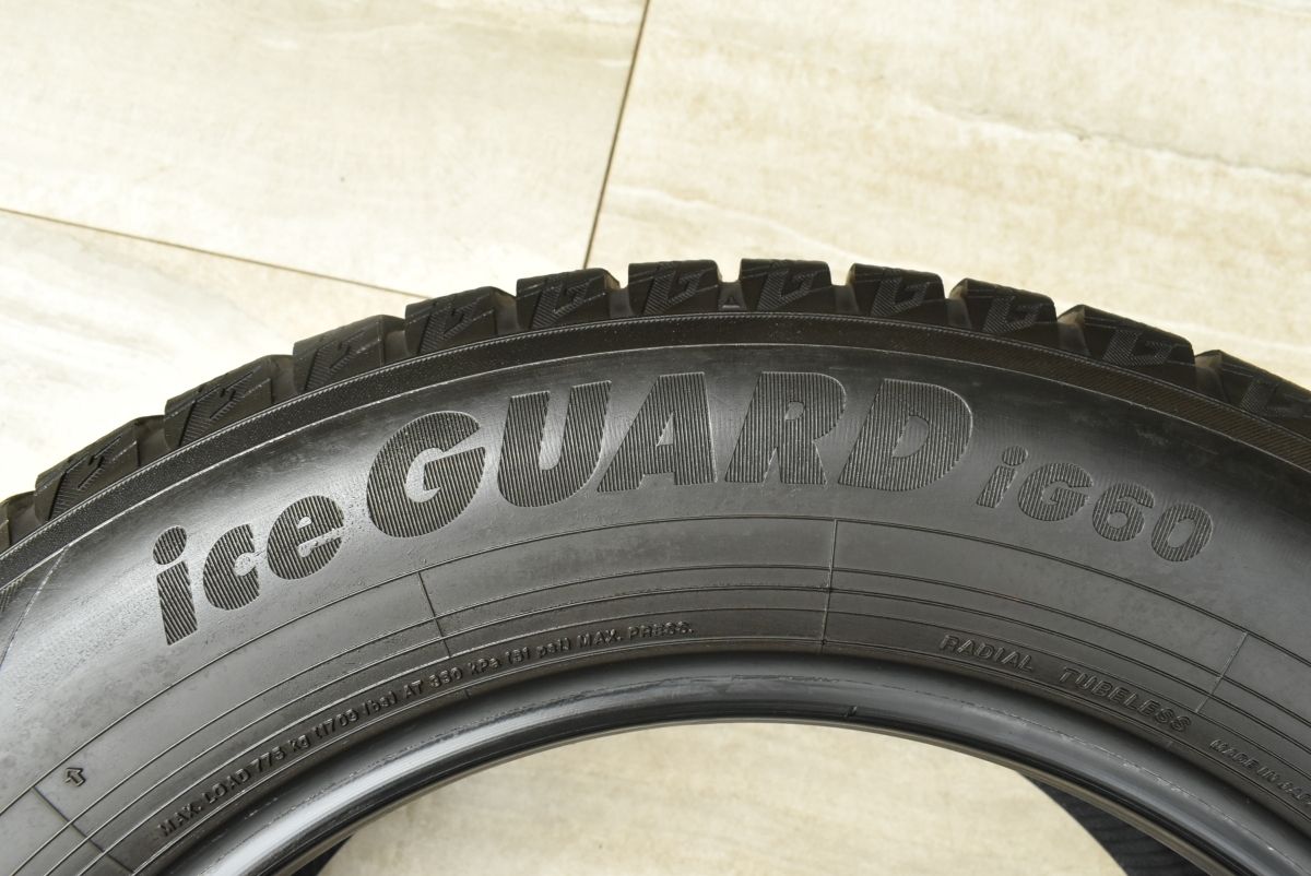 バリ溝 スタッドレス】ヨコハマ アイスガード6 iG60 225/60R17 4本