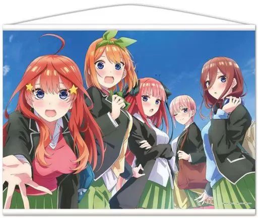 中古】タペストリー A.一花＆二乃＆三玖＆四葉＆五月 B2タペストリー