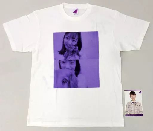 中古】衣類 阪口珠美 生誕記念Tシャツ(ポストカード付) ホワイト