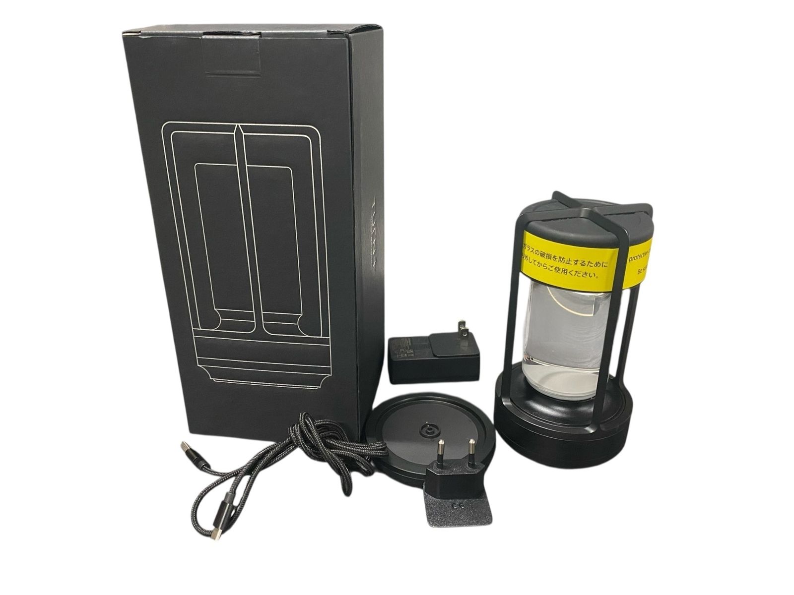 Ambientec TURN アルミニウムブラック TP-01AB デザイン照明 動作 済み 調光可 ポータブルライト2019406 2019406