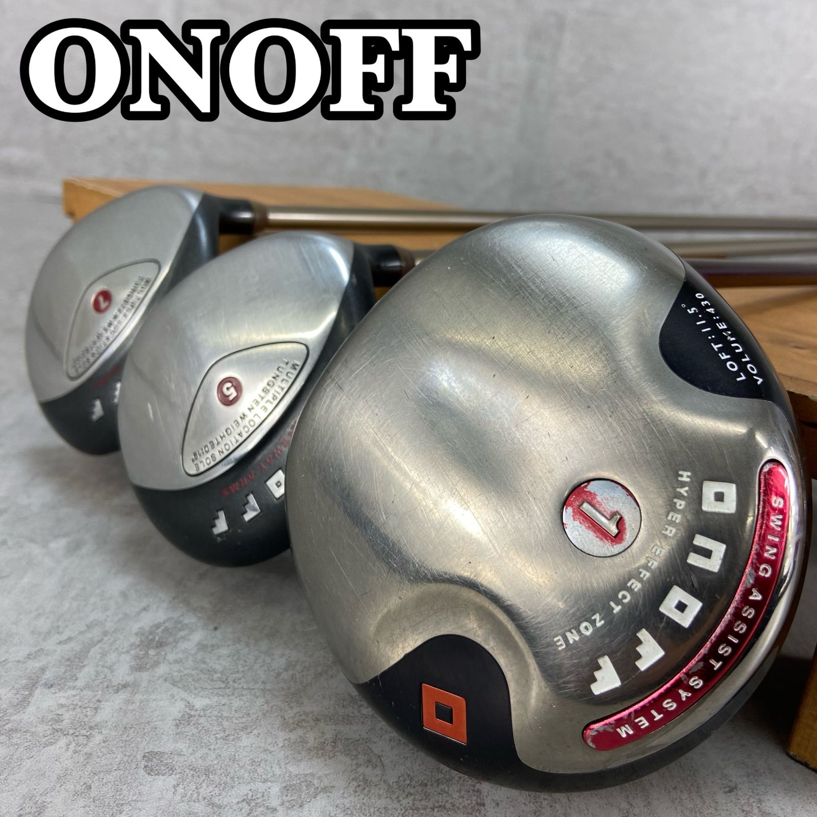 ONOFF レディースゴルフ ドライバー フェアウェイウッド 3本