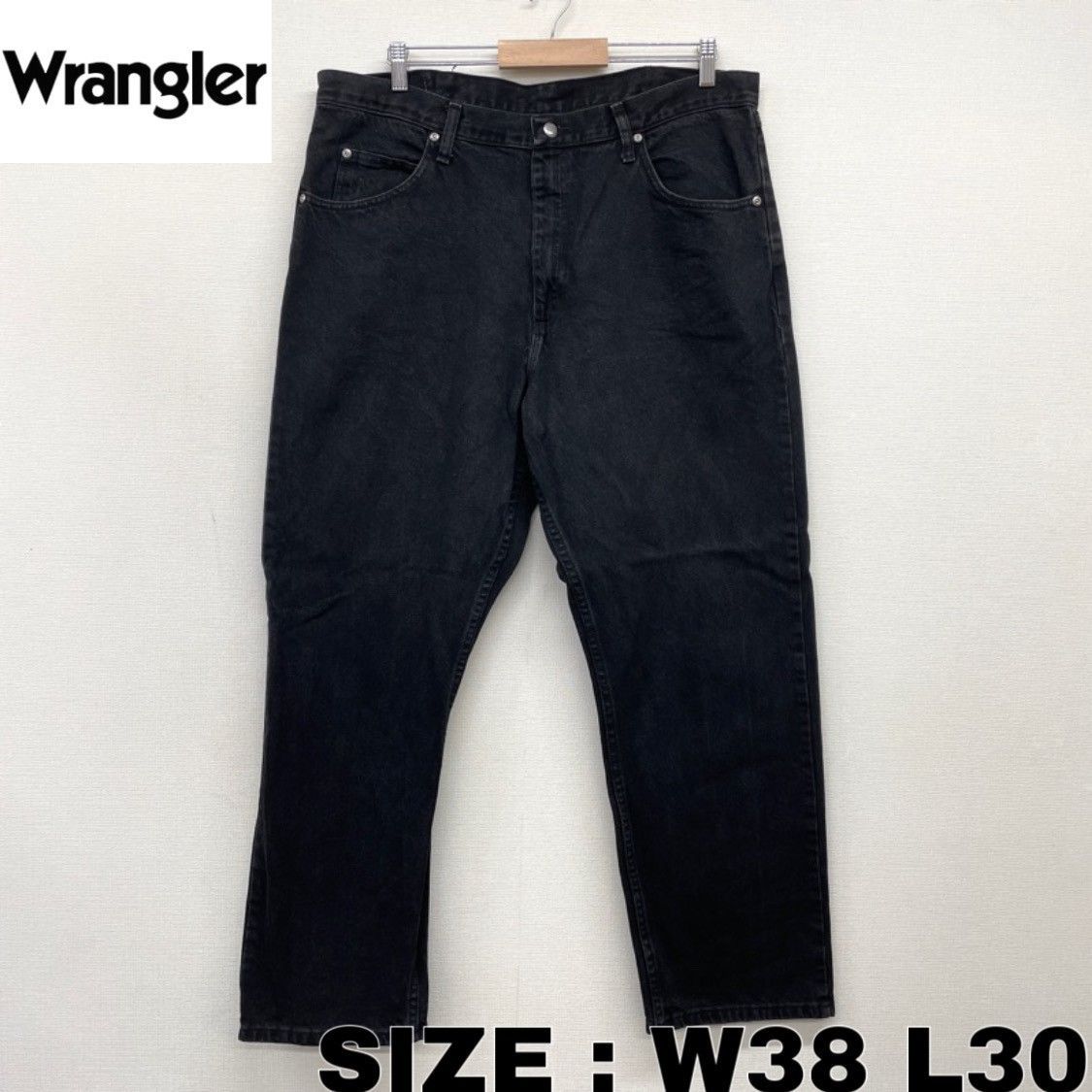 US古着 ラングラー Wrangler ブラック デニム パンツ テーパード