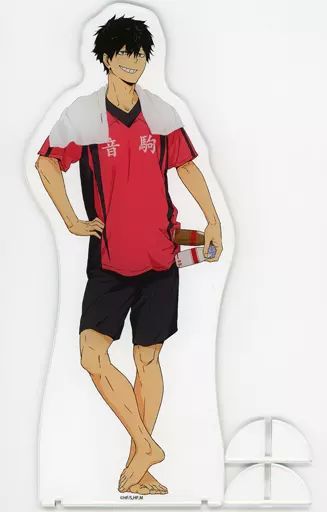 黒尾 鉄朗 極楽湯 ビッグアクリルスタンド 缶バッジ 計2点 セット 黒尾 鉄朗 極楽湯 ビッグアクリルスタンド 缶バッジ 計2点 セット