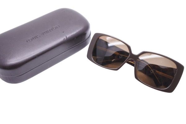 美品 ルイヴィトン サングラス レオパード マルキーズ Z0207E ブラウン