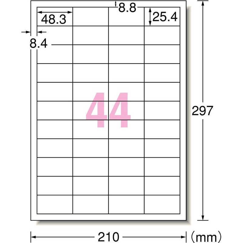 ４４面 ５００枚