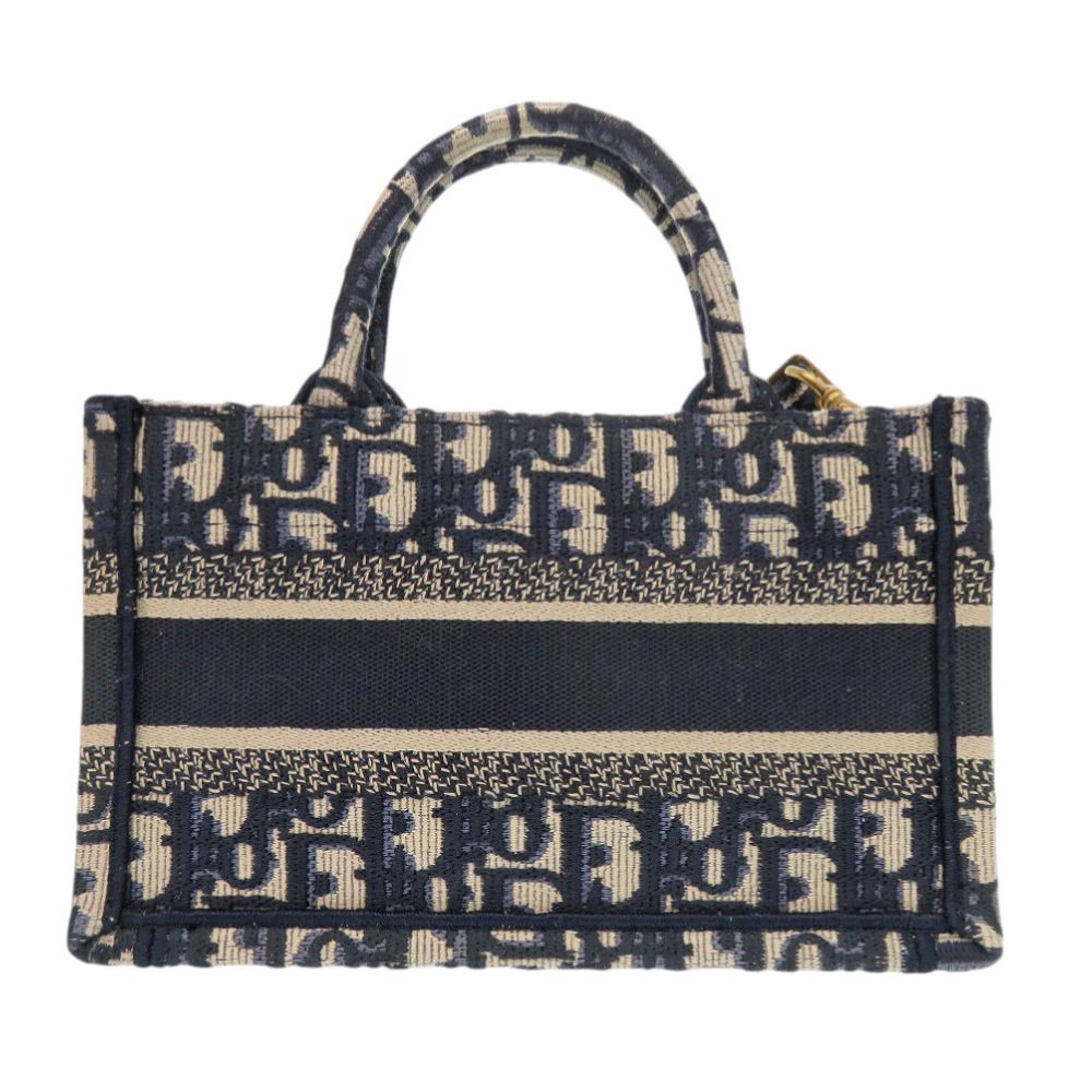 美品 クリスチャンディオール オブリーク ブックトート ミニキャンバス  