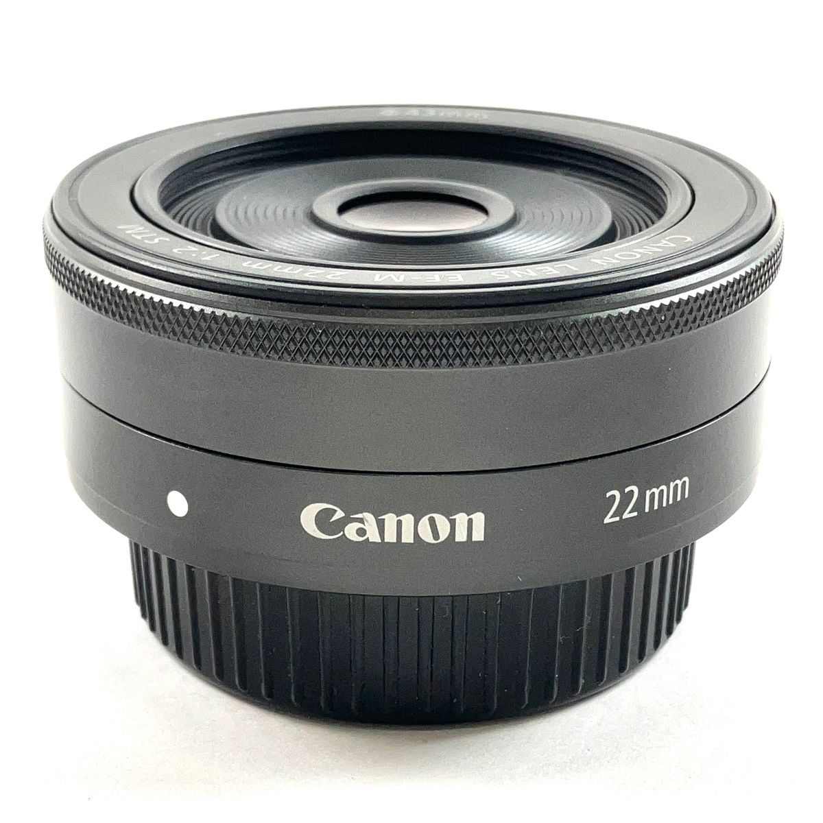キヤノン Canon EF-M 22mm F2 STM ブラック 一眼カメラ用レンズ 