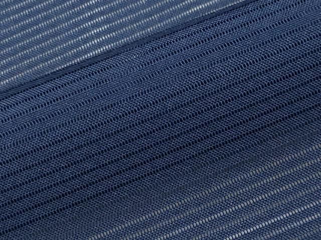 平和屋着物＊夏物 色無地 絽 濃藍色 正絹 逸品 CAAS2157gh