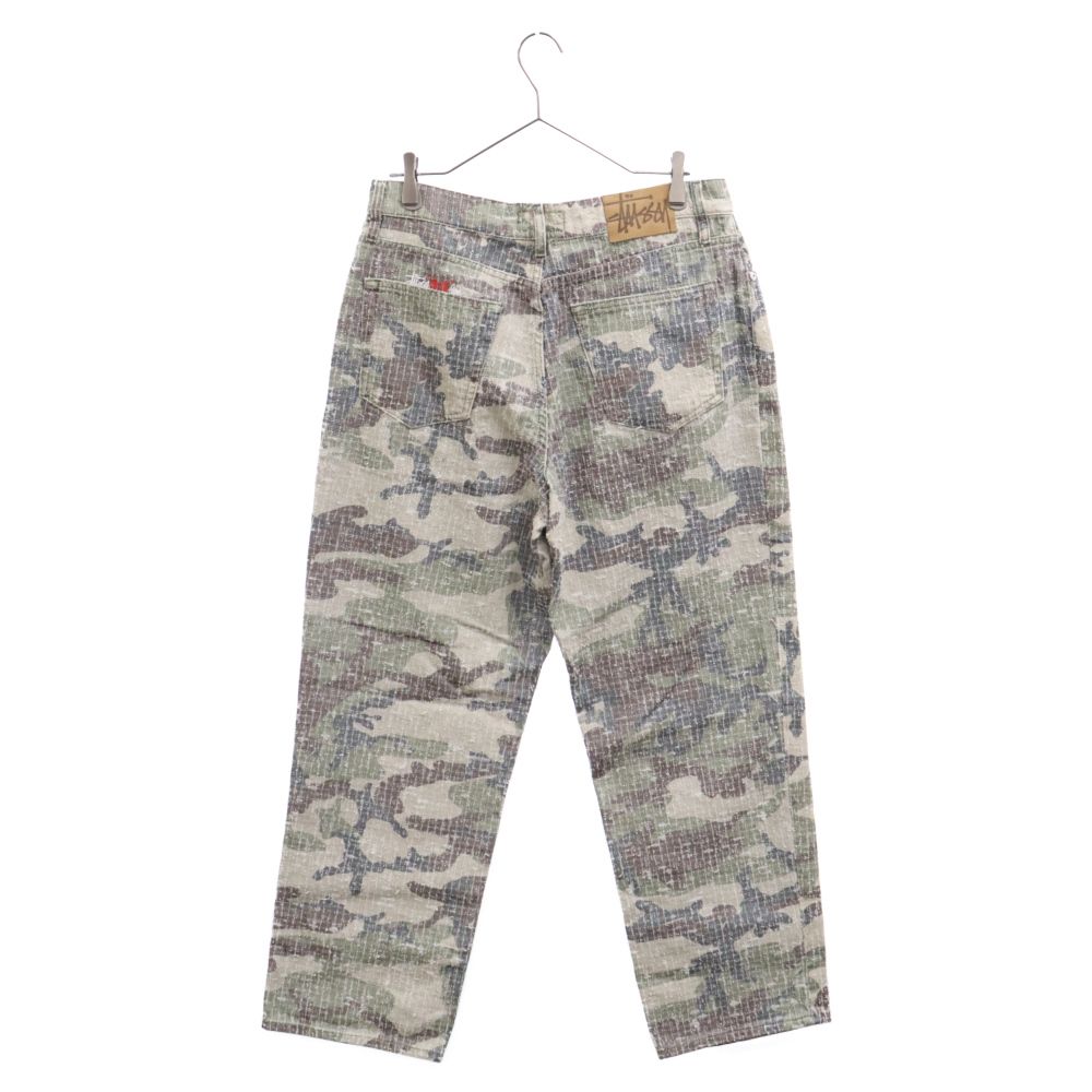 STUSSY】ステューシー フラワーカモフラージュパンツ 31