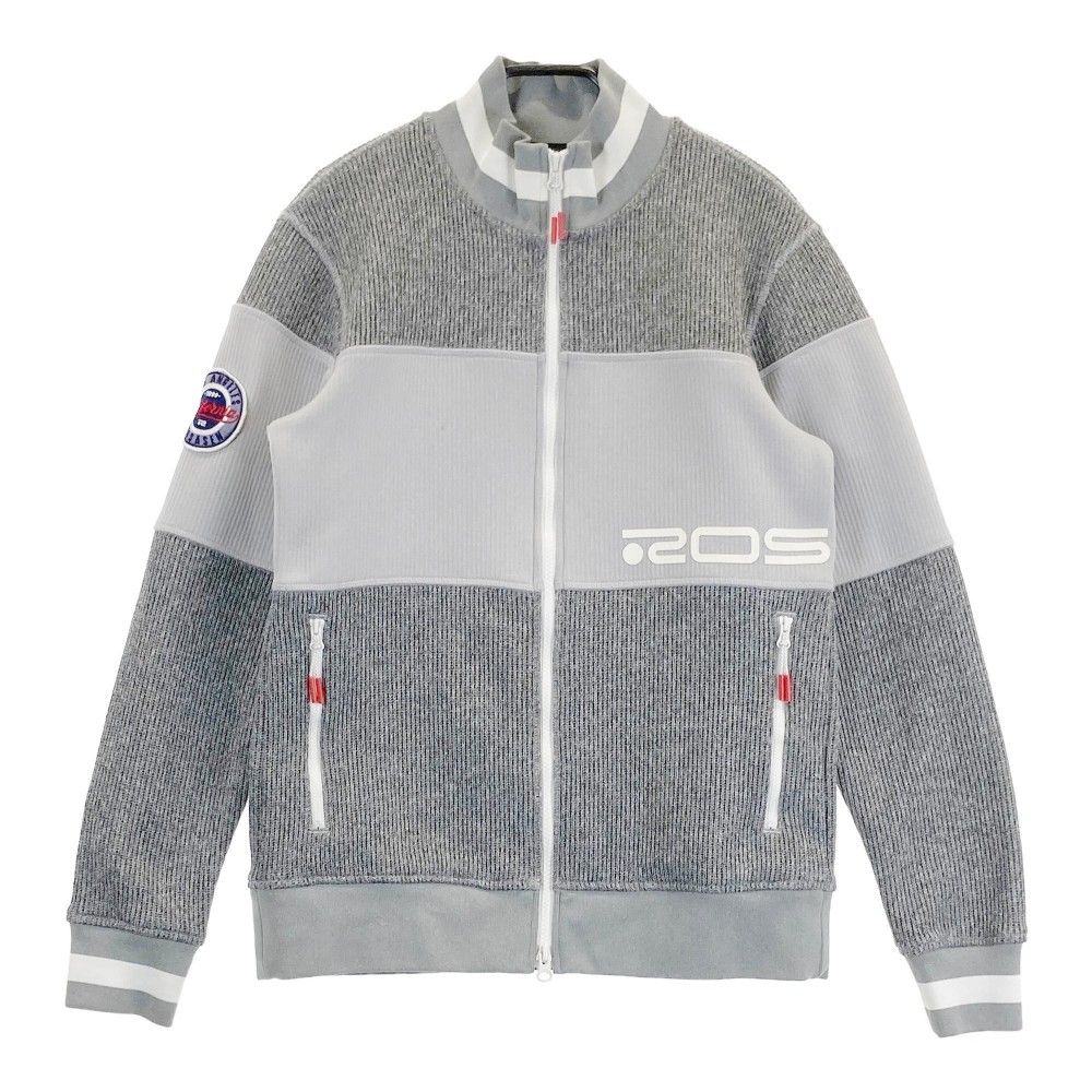 ROSASEN ニットジャケット クォーターゲージブルゾン ゴルフ M グレー ROSASEN ニットジャケット クォーターゲージブルゾン ゴルフ M グレー