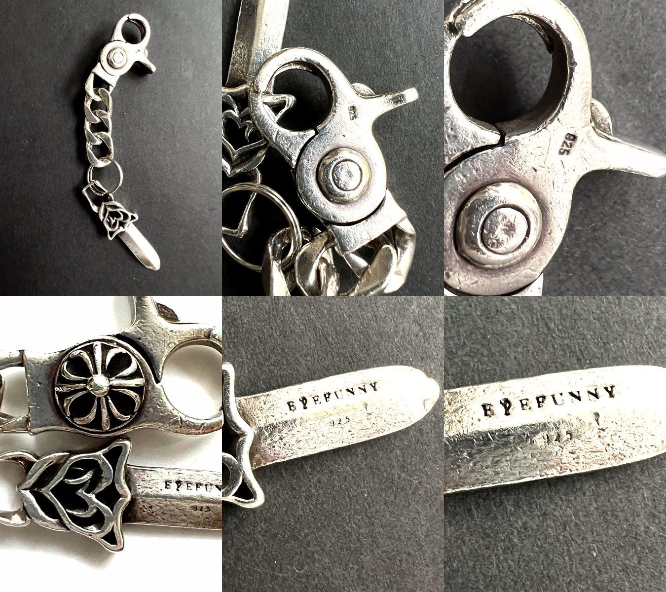 EYEFUNNY アイファニー ダガー ファンシー クロス キーチェーン 1